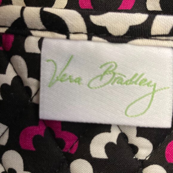 Vera Bradley NWOT Shoulder Bag Holiday Tote in Canterberry Magenta - Picture 3 of 16